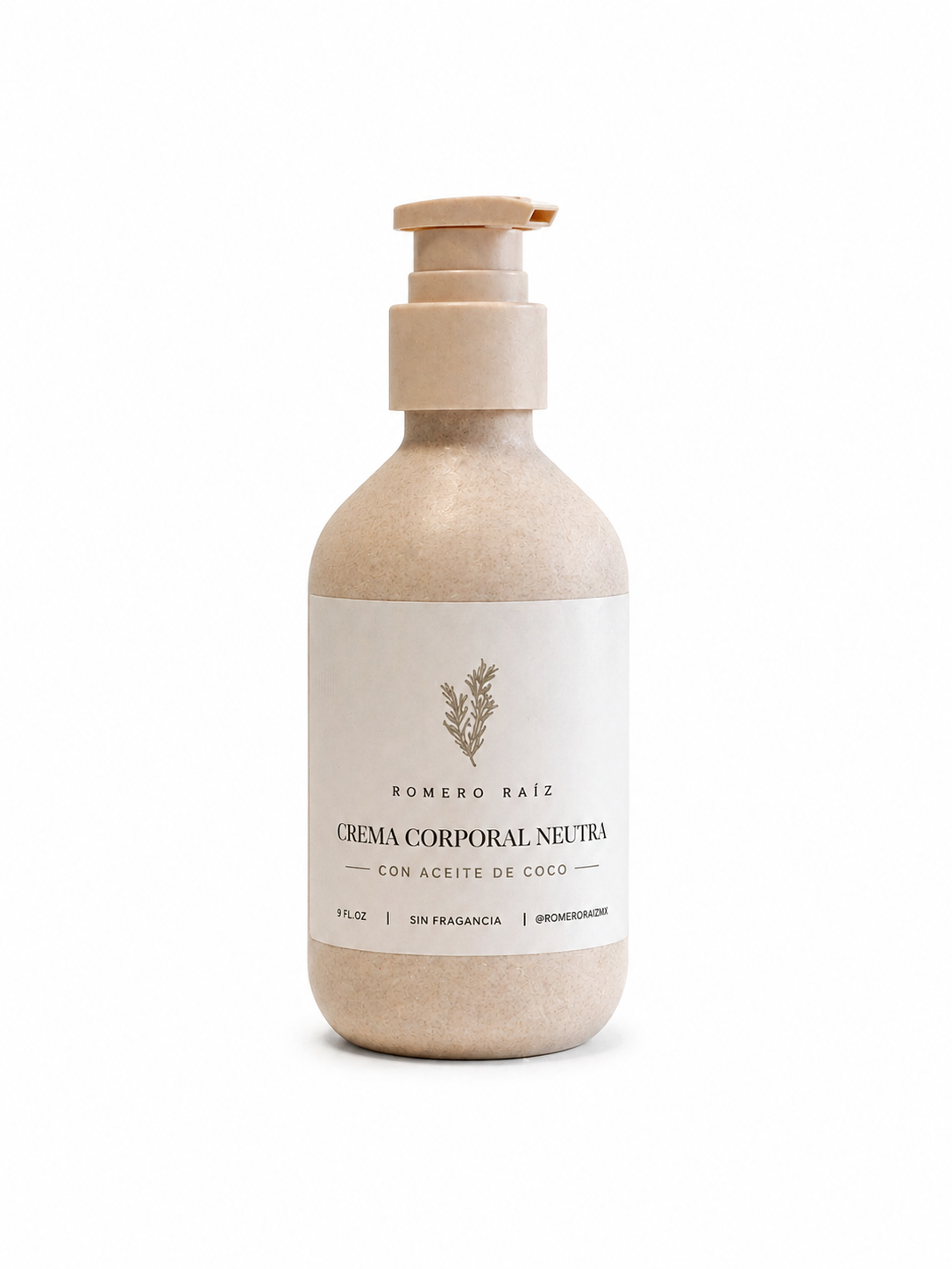 Crema hidratante Neutra con Aceite de Coco 300ml.